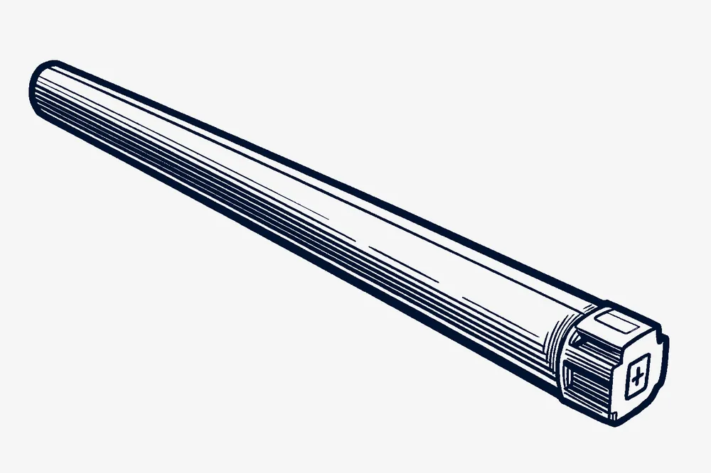 VanMoof accu, illustratie
