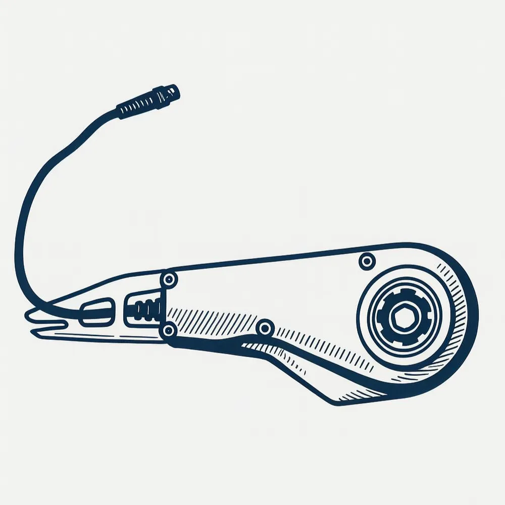 VanMoof e-shifter, illustratie